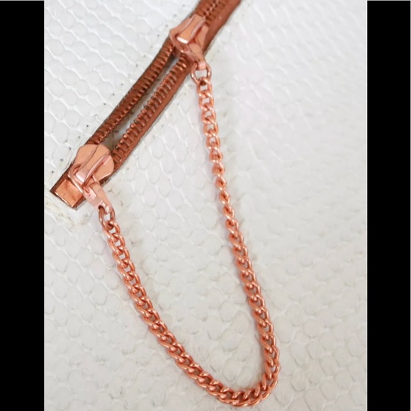 Ellery Genuine Runway Cream Leather Rose Gold-tax right off soon - Picture 5 of 9